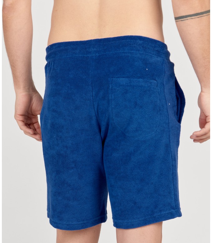 NOAH - Short jogging éponge indigo