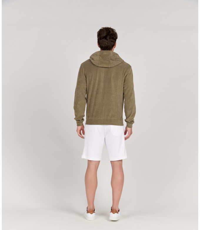 COTTON SWEATSHIRT GARETT WHITE