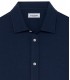 STUART - Thin jersey cotton shirt, ink blue