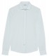 STUART - Thin jersey cotton shirt, light blue