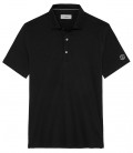 WESTON - Polo de punto de algodón negro