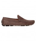 MONZA - Mocassins de nobuck marromron chocolate