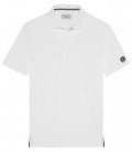 WESTON - Camisa polo branca de algodão jersey