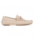 MILANO - Mocasines de ante beige