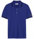 TAMPA - Polo-Shirt aus Stretch-Piqué Indigo