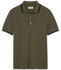 TAMPA - Stretch-Piqué-Poloshirt in Khaki