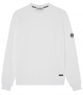 JULIAN - Weißes Sweatshirt aus Molton