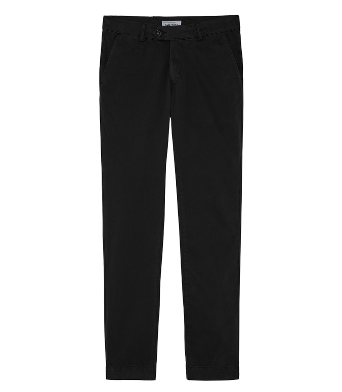 FLASH - Pantalon chino noir hiver