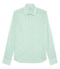 JAMY Camicia originale in cotone stampato color acqua