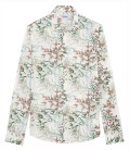 BLOOM - Camisa de algodão off white com estampa floral