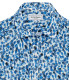 COOPER - Marine leopard print linen shirt