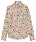 COOPER - Camisa de linho com estampa de confete multicolorida