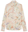 LORD - Camisa de linho com estampa floral rosa