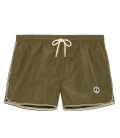 TOM - Unifarbene Badeshorts in Khaki