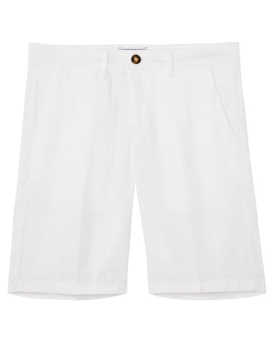 COLORADO - Bermudas casual de lino, blancas