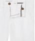 COLORADO - Casual linen bermudas, white