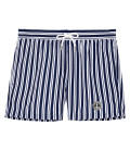 RYAN - Pantaloncini da bagno a strisce blu scuro