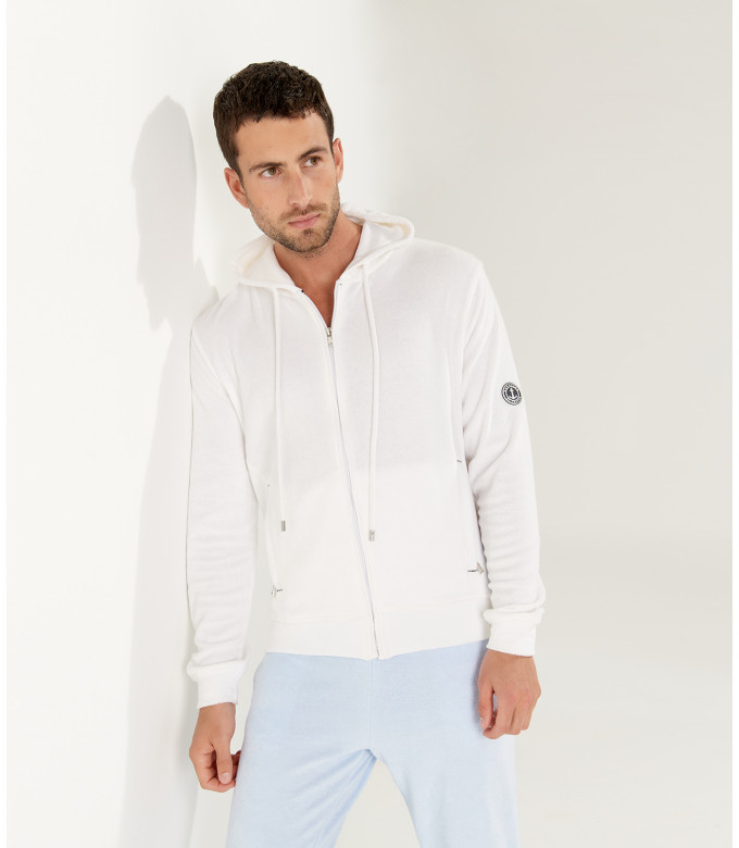 COTTON SWEATSHIRT GARETT WHITE