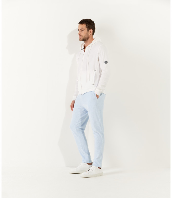 COTTON SWEATSHIRT GARETT WHITE