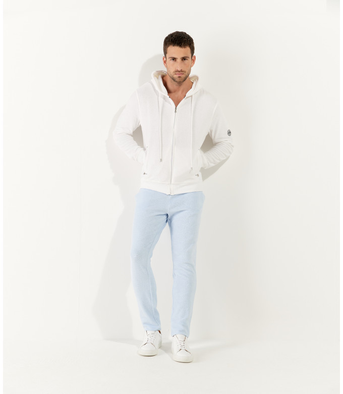 COTTON SWEATSHIRT GARETT WHITE