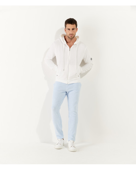 COTTON SWEATSHIRT GARETT WHITE