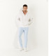 COTTON SWEATSHIRT GARETT WHITE