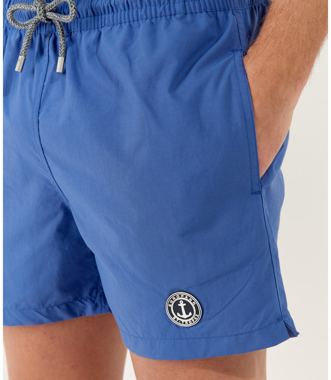 SOFT - Short de bain uni Indigo