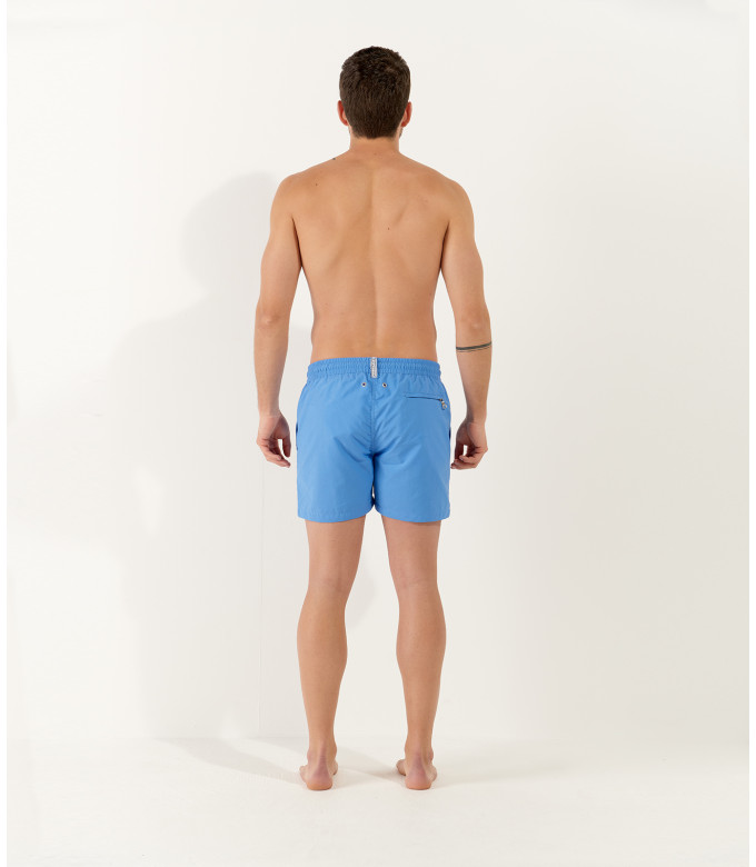 SOFT - Shorts de baño lisos, océano