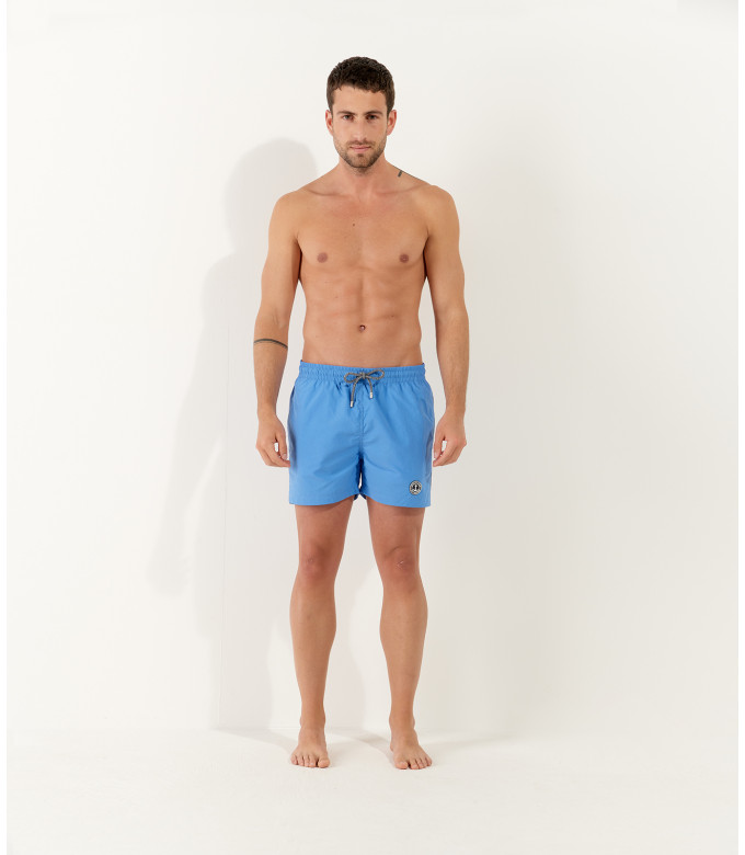 SOFT - Shorts de baño lisos, océano