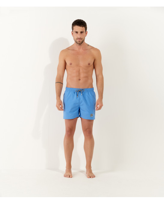 SOFT - Shorts de baño lisos, océano