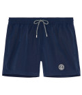 SOFT - Shorts de banho azul-marinho liso