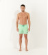 SOFT - Short de bain uni vert anis