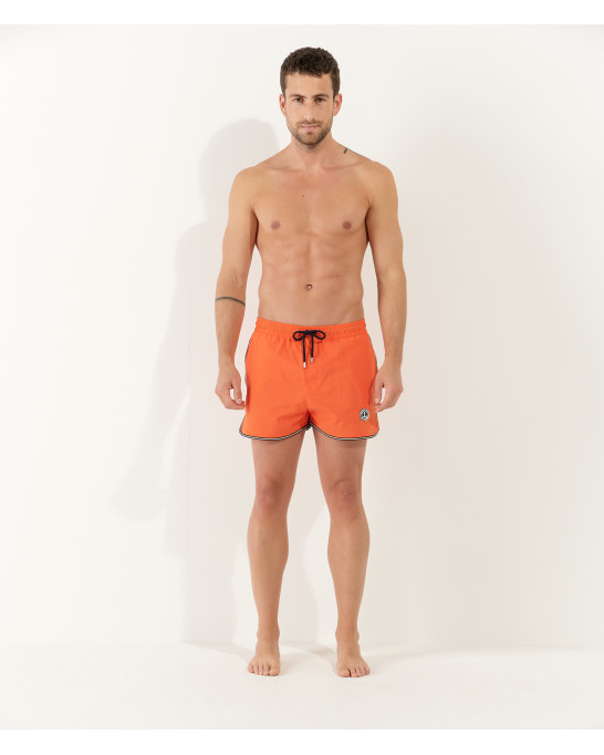 TOM - Short de bain uni orange