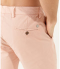 TEXAS - Bermuda chino lisa slimfit rosa