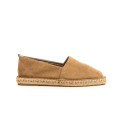 PALMA - Espadrilles aus Kalbsvelours in Taupe