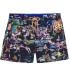 SUMMER - Short de bain imprimé peinture de St Tropez junior bleu marine