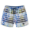 Bañador pantalón corto estampado pantone borneo junior blanco