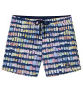 Badeshorts bedruckt mit Pantone borneo junior marineblau