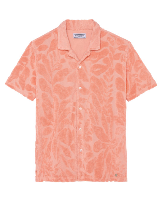 MATT - Chemise éponge fantaisie corail