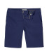 TEXAS - Bermuda chino uni slimfit navy