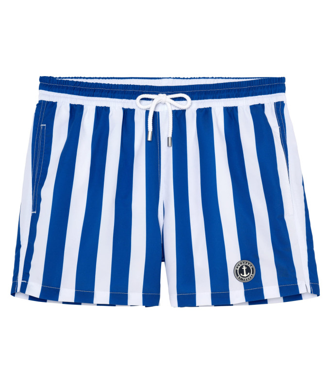 CALIFORNIA - Swim trunks in large royal stripes