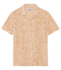 MATT - Camicia in spugna jacquard crema