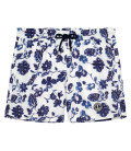 JOSHUA - Badeshorts mit indischem Blumenprint weiß