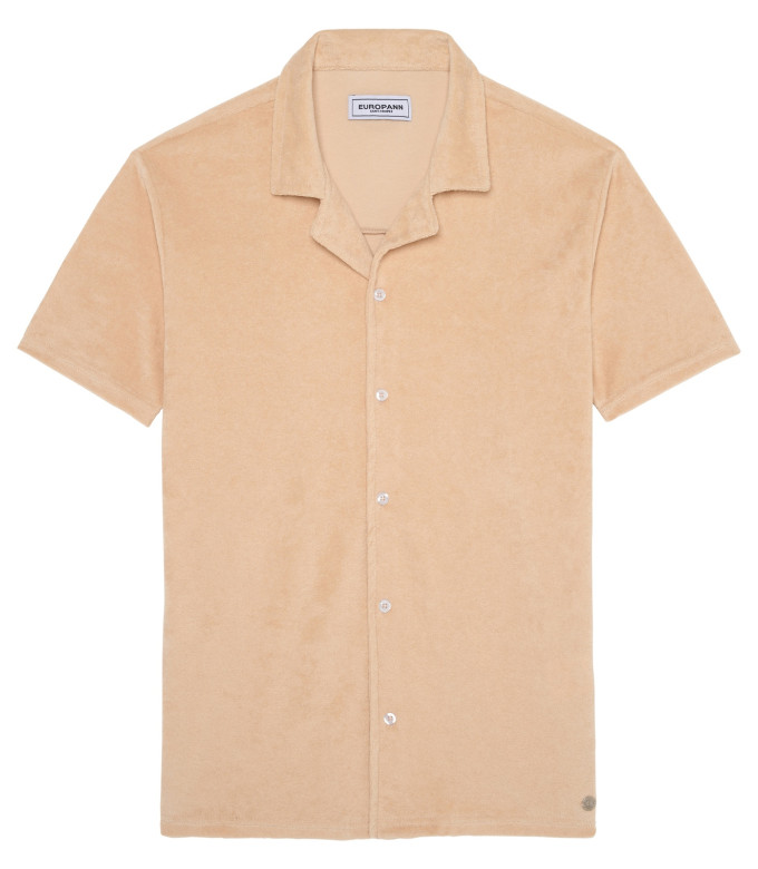 MIKA - Polo-Shirt aus Frottee in Creme