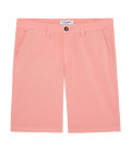 TEXAS - Bermuda chino uni slimfit corail