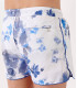 PINO - Short de bain court imprimé fleurs aquarelles océan