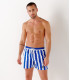 CALIFORNIA - Swim trunks in large royal stripes