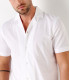 BULL - Jersey cotton slim-fit shirt White