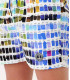 BORNEO- Badeshorts mit Pantone-Print, weiß