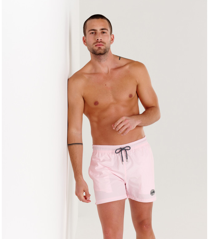 SOFT - Einfarbige Badeshorts, rosa